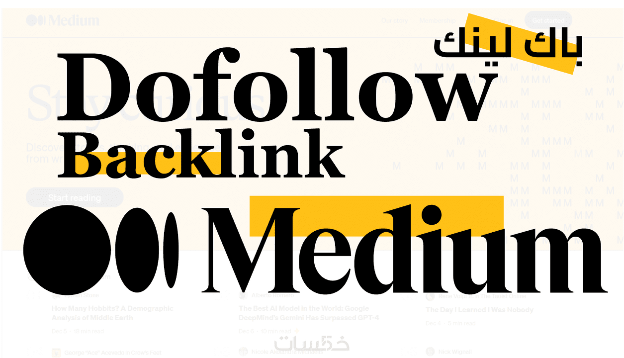 صورة المنتج: باك لينك Backlink دوفلو من Medium + أرشفة لتحسين seo سيو